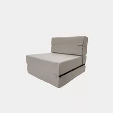 Sofa Cama Blend Sillon Puff Tela Magic Inlab Muebles