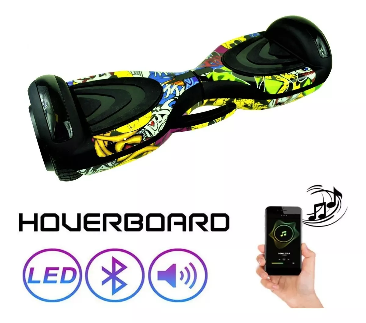 Hoverboard Smart Balance Com Bluetooth Skate Over Board 6,5 