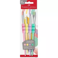 Pincel Faber Pastel 4 Unidades