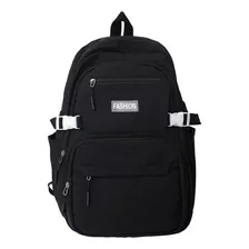 Mochila Bolsa Exclusiva Multifuncional Juvenil Brinde Cor Preto Desenho Do Tecido Liso