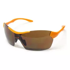 Lentes Deportivos Wallis Armazón/varillas Naranja Micas Café