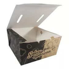 100 - Embalagem Caixa Delivery Porções Salgado Frito Al-sp06