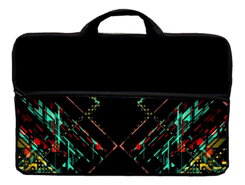 Funda Maletin Notebook Neoprene Bolsillo Estampado Diseños