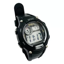 Relógio Infantil Prova Dagua Digital Xinjia Xj-859 Cor Da Correia Preto Cor Do Bisel Preto Cor Do Fundo Bege