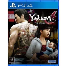 Jogo Ps4 Yakuza 6: The Song Of Life Game Midia Fisica