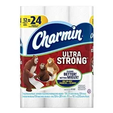 Charmin Ultra Strong Higiénico De Papel, De Dos Rodillos, 12