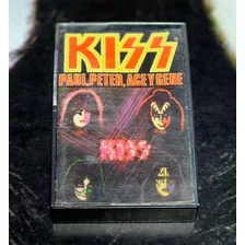 Kiss Cassette Solistas Paul Ace Peter Gene De Época Nacional