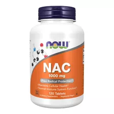 Nac, Acetil Cisteina N-acetyl Cysteine 1000mg, 120cap