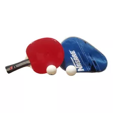 Raqueta De Ping Pong Tenis De Mesa Con Estuche Y 2 Ping Pong