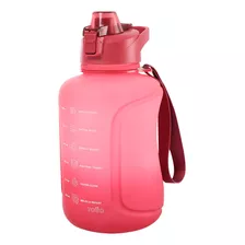 Botilito Plástico Motivacion 1500 Ml Rosado Color Rosa