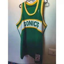 Regata Rarissima Seattle Supersonics Nba 1990