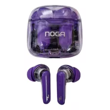 Auriculares Noga Ng-btwins 35 Inalambricos Bluetooth Color Violeta
