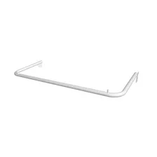 Arara Cabideiro 60cm Para Trilho Cremalheira Loja Kit 2 Uni Cor Branco