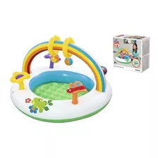 Gimnasio Inflable De Bebe Bestway 91cm Piscina Pelotero