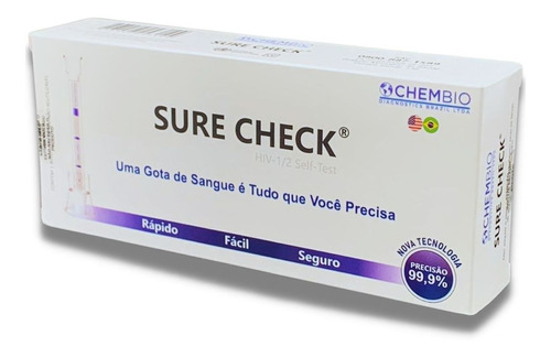 Autoteste Hiv 99,9% De Precisão 1 Unidade Aids Rápido