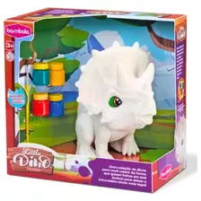 Brinquedo Dinossauro Triceratops Little Dino Pintura Bambola