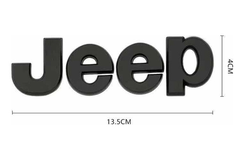 Paquete De 8 Emblemas Grand Cherokee Limited 4x4 Jeep Negros Foto 8