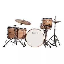 Bateria Acústica Legend One Series 20 Walnut 7 Peças