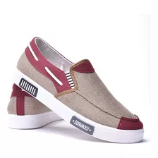 Zapatos Casuales Simples Transpirables Para De Lona Hombres