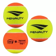 Bola Beach Tennis Bola Bolinha Tênis Com 3 Unidades Penalty