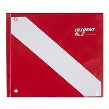 Trident Vinilo Bandera De La Zambullida De 14 X 16 Buceo D