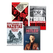 Kit 4 Livros Segunda Guerra Mundial Nazismo Hitler História