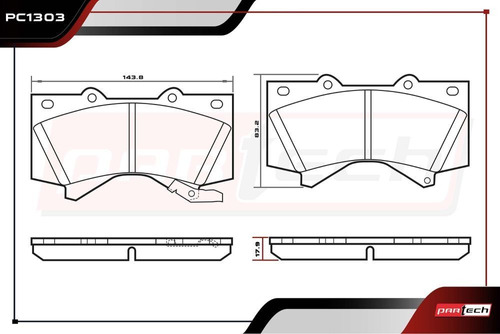 Balatas Delanteras Toyota Land Cruiser 2013 Foto 2