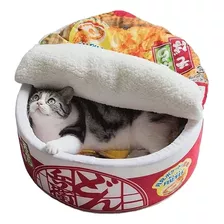 Cama Para Mascotas Cojín Súper Suave Estilo Caja De Ramen 