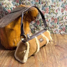 Bolsa Baguette Bag Ugg De Borrega Vintage 2000s Rbl