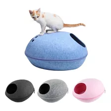 Cama Casa Cueva Igloo Para Mascotas Gatos Conejos Perros L