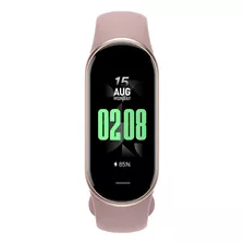 Smartwatch Nictom Nt03 Sumergible Rosa Reloj Inteligente Color De La Caja Negro Color Del Bisel Negro
