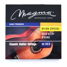 Cuerdas Guitarra Clásica Dorado Nylon Magma Tension Alta