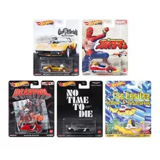 Hot Wheels - Set 5 Miniaturas - Retro Entreterimento - Lote 