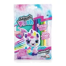 Repuesto De Airbrush Plush Kit De 5 Crayones Y 20 Stencils