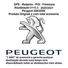 Atualização Gps + Mapas + Rads + Poi Peugeot 208/2008 V115