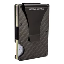 Bell & Howell Cartera Fina Para Hombre, Cartera Minimalista