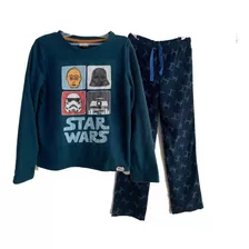Star Wars Pijama De Polar Estampado 2 Piezas Niño Disney
