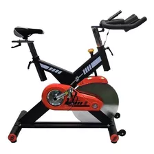 Bicicleta Spinning Siena Estática De Banda Volante 20kgs Gym Color Rojo