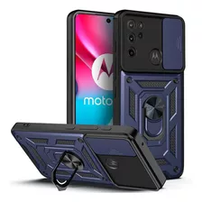 Funda Moto G60 / G60s Tapa Deslizante + Cristal Templado 9d