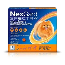 Nex Gard Spectra Para Cães De 2 A 3,5kg 