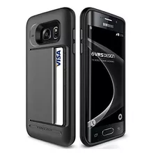Galaxy S7 Edge Case, Diseño Vrs [clip De Damda] [plata Oscu