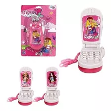 Telefone Celular De Brinquedo Luminoso E Musical Glam Girls