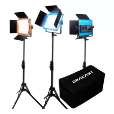 Dracast X Series Bicolor Led500 Kit Paquete De 3 Unidad.