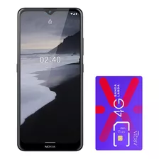 Kit Smartphone Nokia 2.4 64gb Cinza E Simcard Arqia4u Nk101k