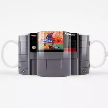 Caneca Cartucho Snes Game Retro Colecionável Perfeita