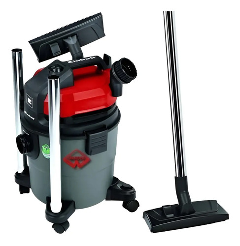 Limpiadora Multifunción De Tacho Einhell Te-vc 1820 20l Roja, Gris Y Negra Rojo/gris/negro