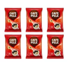 Café Torrado Moído Extraforte Café Pelé Pacote 250g Kit C/ 6