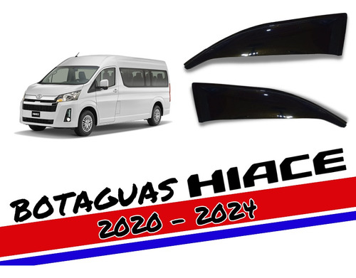 Botaguas Toyota Hiace 2020 - 2024 Extra Ancho  Foto 2
