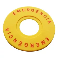 Identificador De Emergência Para Botão 22mm - Diametro 60mm