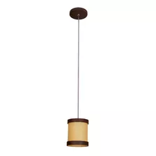 Lustre Pendente Straw Mini Palha Natural Imbuia Muller